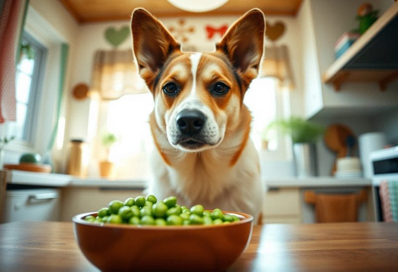 dogs eat peas