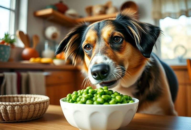 dogs eat peas