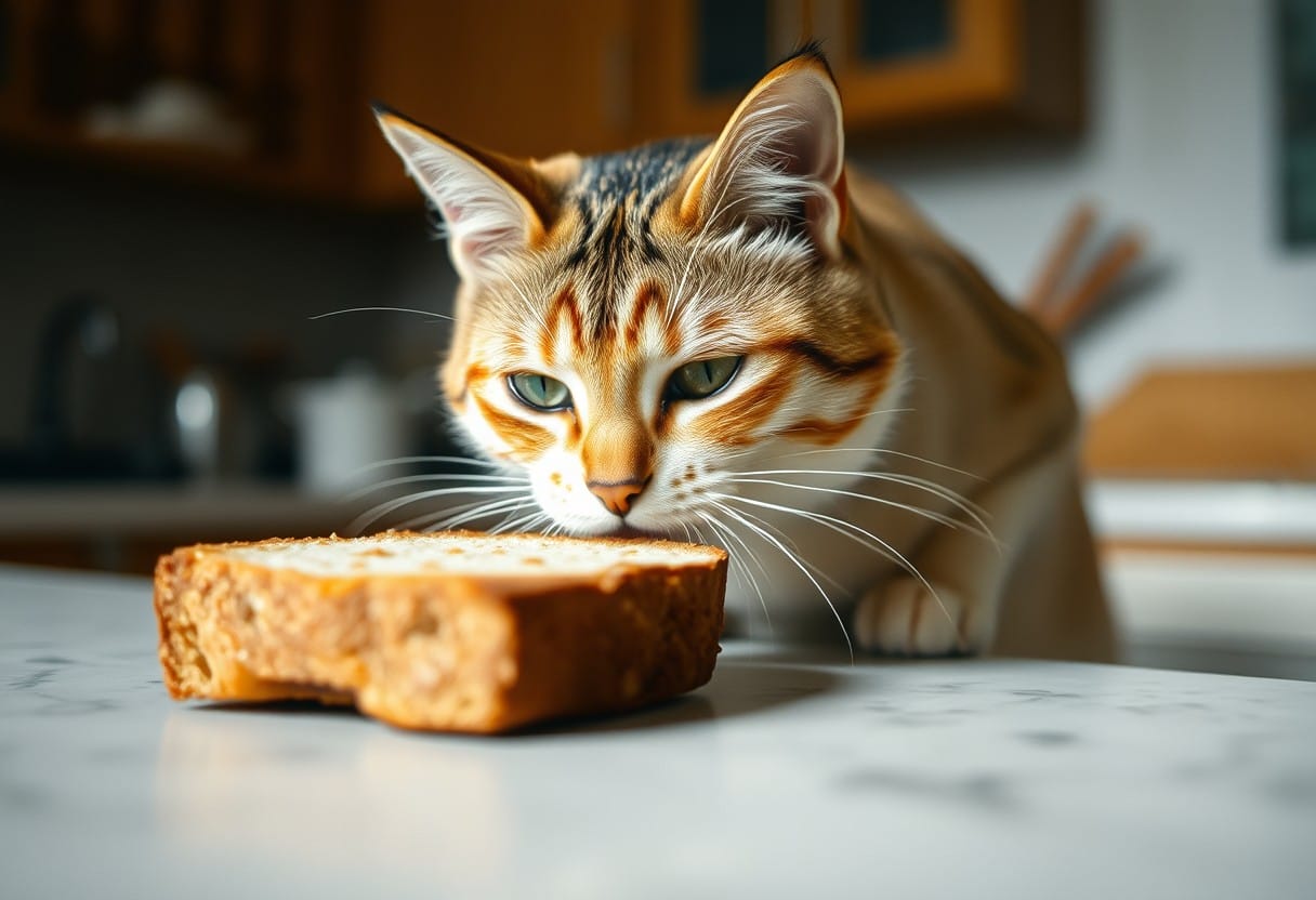 Is bread good for cats to eat best sale