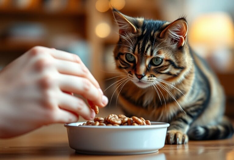 how to feed a cat