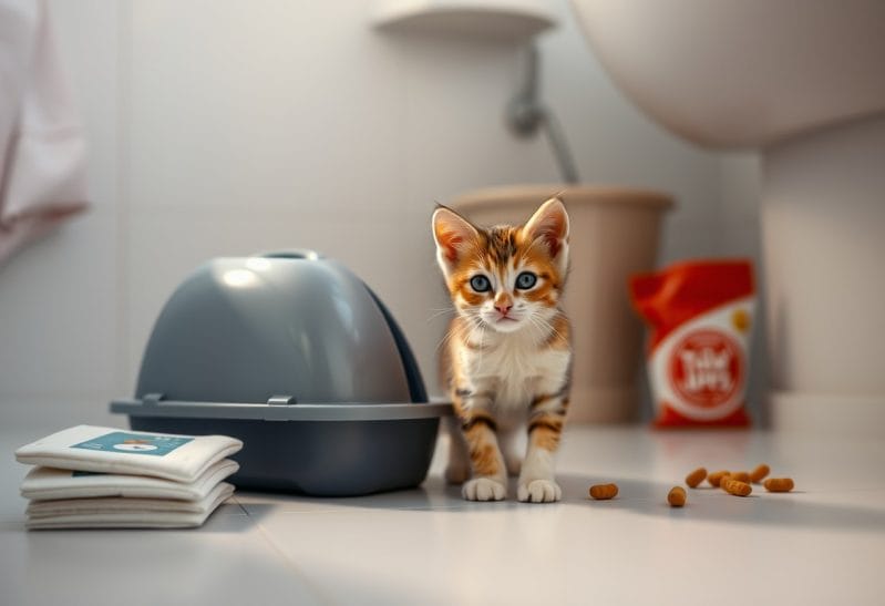 potty train a cat