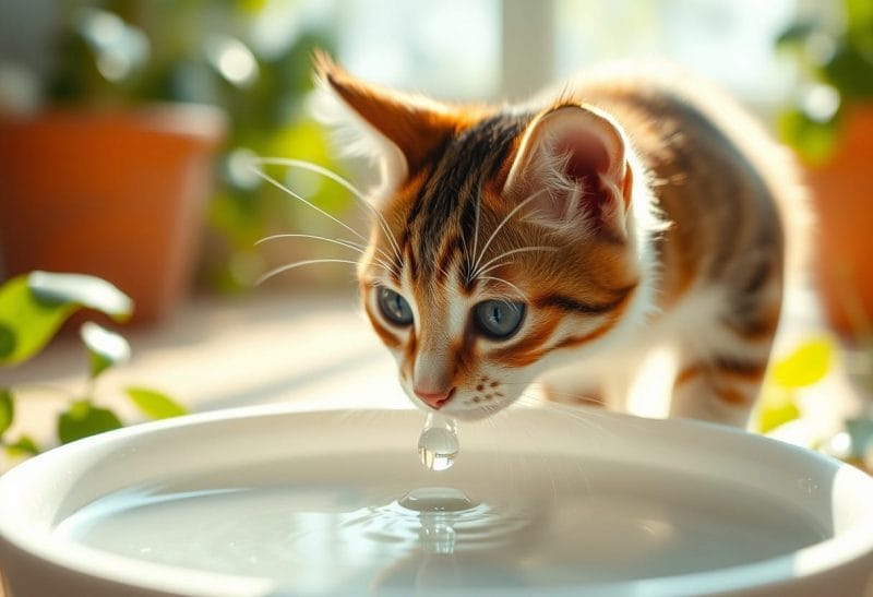 is water good for cats