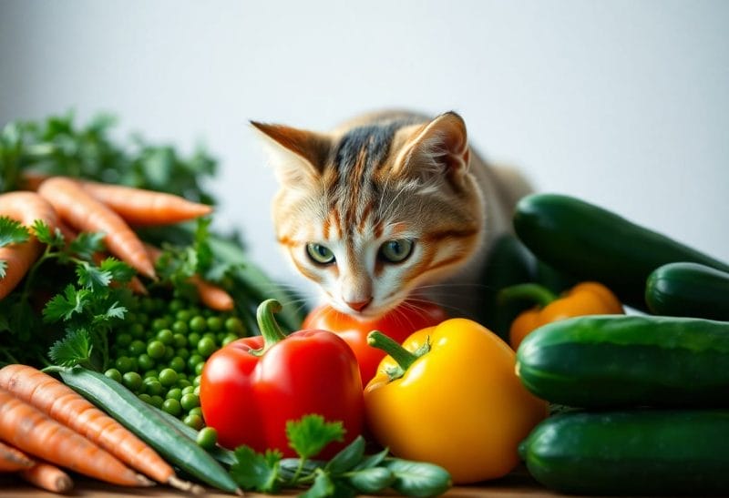 what vegetables can cats eat