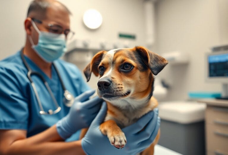 administering a breathing treatment for my dog ezy