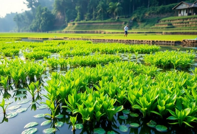 what are the advantages of azolla feed iae