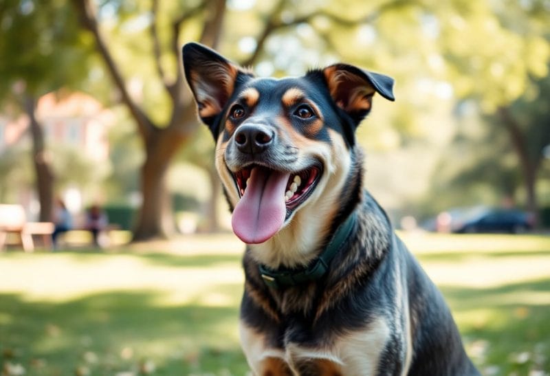 dog's positive body language