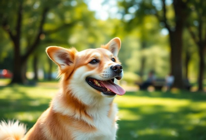 dog's positive body language