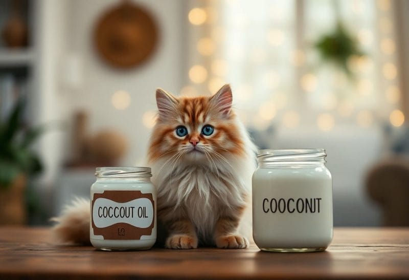 is coconut oil safe for my cat