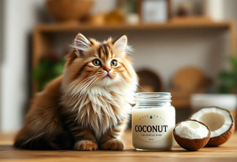 is coconut oil safe for my cat uwu