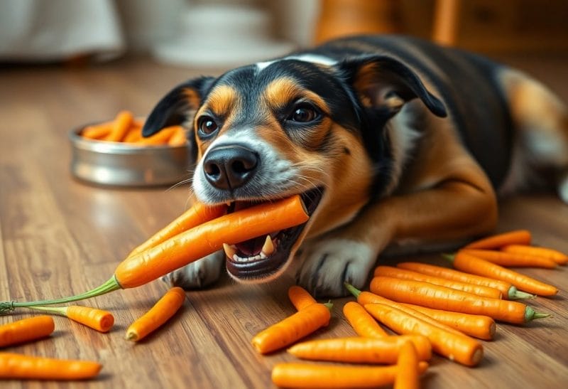 carrots a crunchy nutritious dog snack