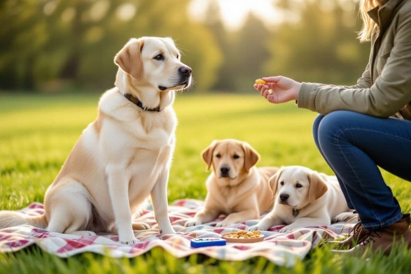 4 simple cues for dog obedience training dnc