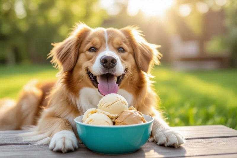 can dogs eat ice cream isq
