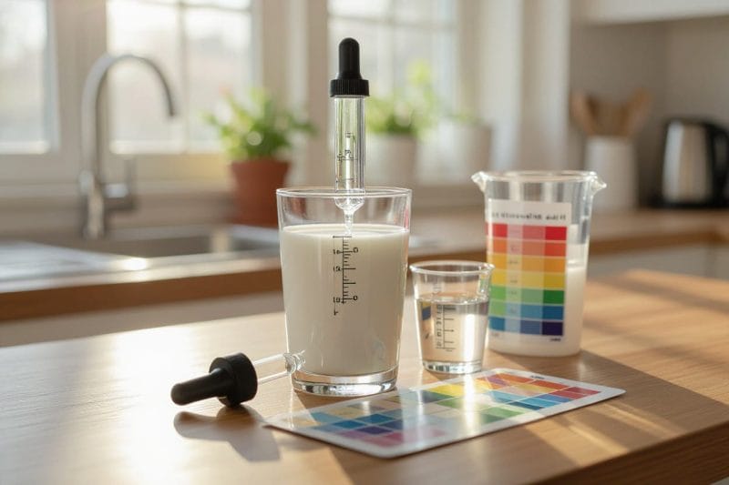 checking milk adulteration with a lactometer at home uyt