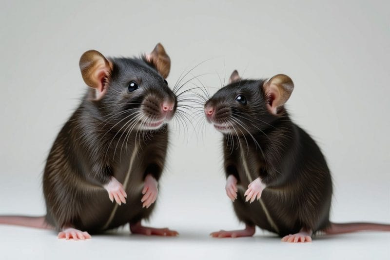 how to identify male vs female rats ifa